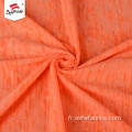 Tissus d&#39;impression tricotés en polyester de couleur vive Rayonne